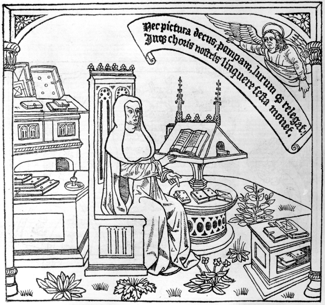 Illustration för Danse Macabre, publicerad Paris, 1485 av Guy Marchant