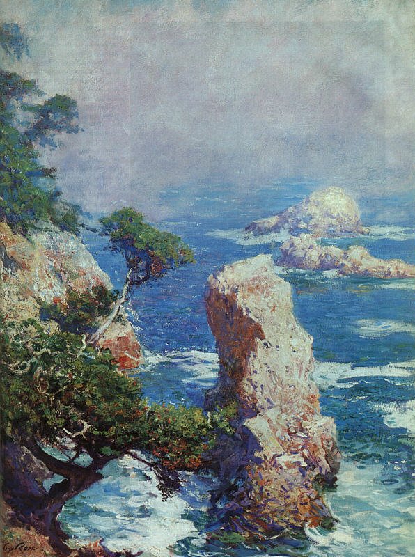 Mist over Point Lobos av Guy Rose