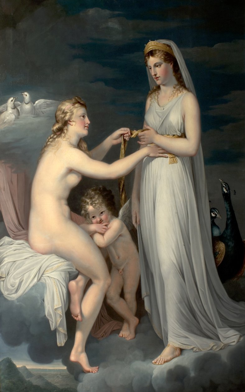 Juno lånar Venus gördel, c.1771 av Guy Head