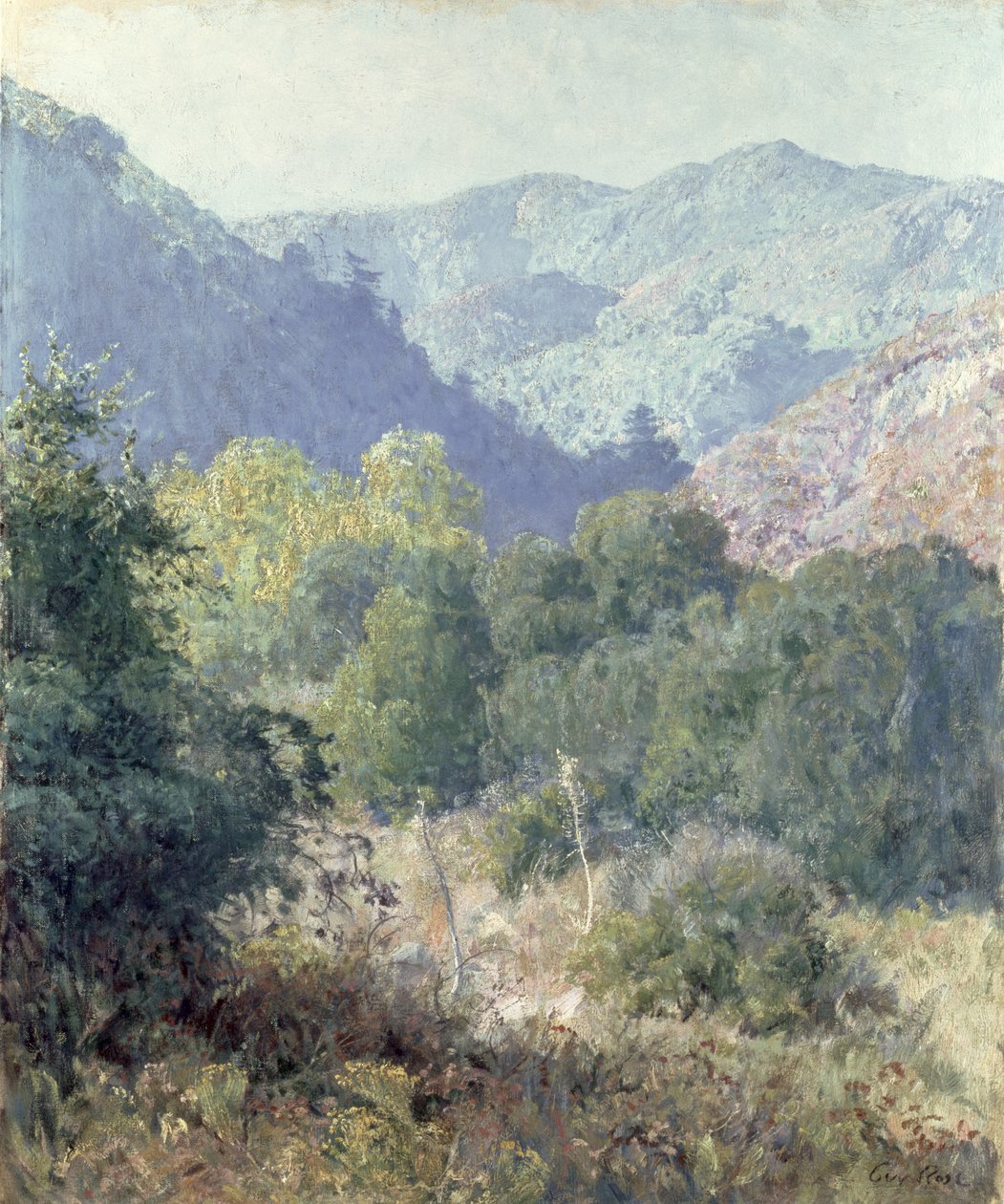 Utsikt över San Gabriel-bergen av Guy Rose