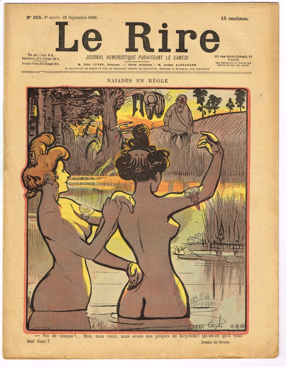 Illustration av Guydo (1868-1930) i Le Rire av Guydo Guydo