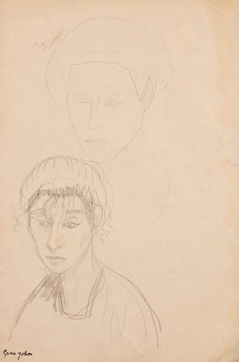 Chloë Boughton-Leigh, ca 1907 av Gwen John