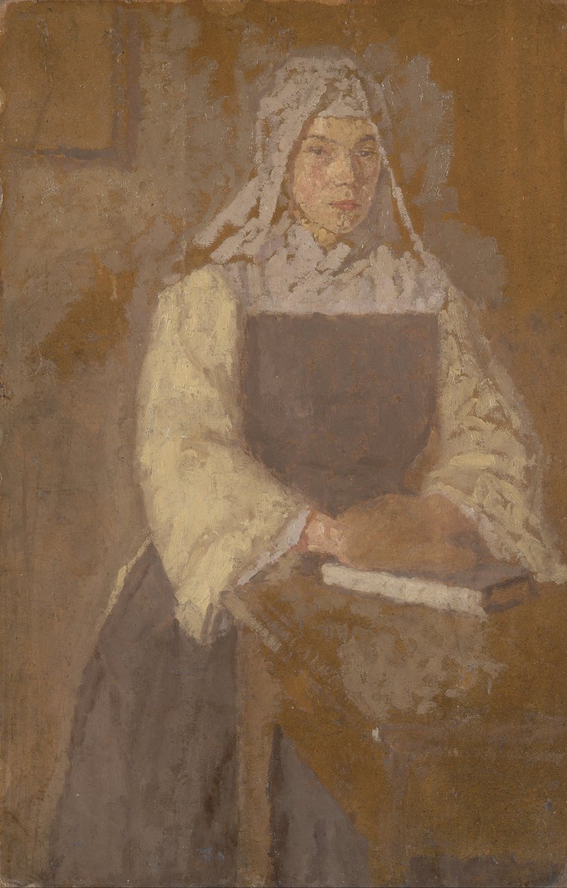 Welsh: Y LleianThe Nun study  av Gwen John
