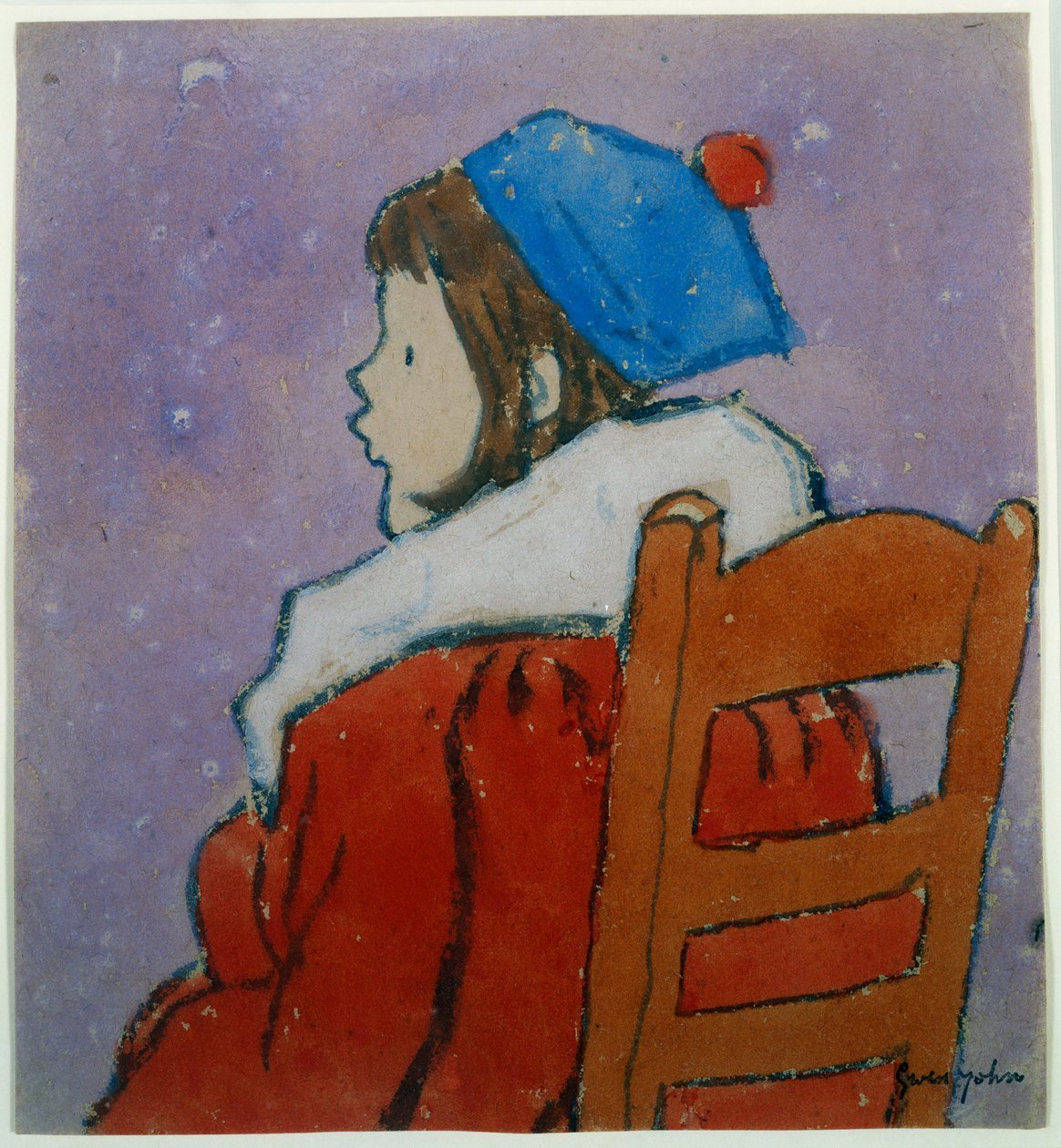Petit Profile, c.1920 av Gwen John