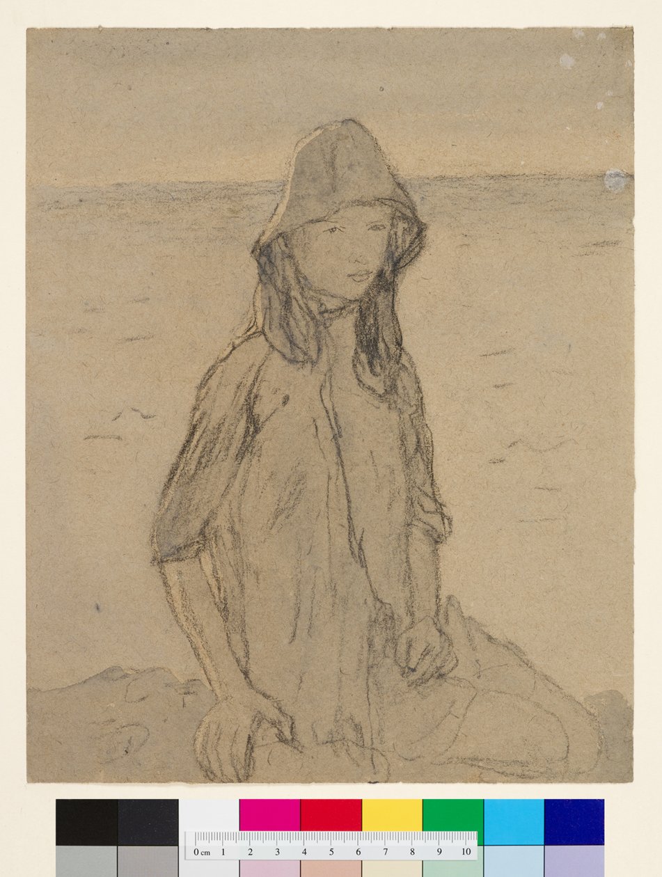 Studie av en flicka av Gwen John