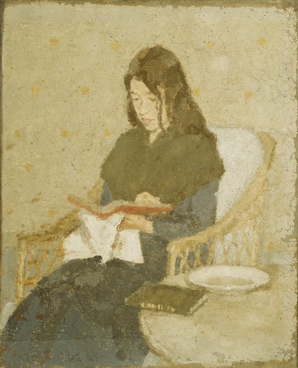 Den sittande kvinnan, 1919-1926 av Gwen John