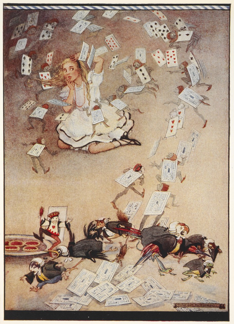 Alice och kortduschen av Gwynedd M. Hudson