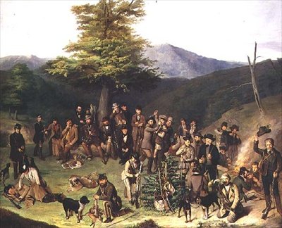 Skottfest i Gerecse Hills, 1859 av Gyorgyi Giergl Alajos