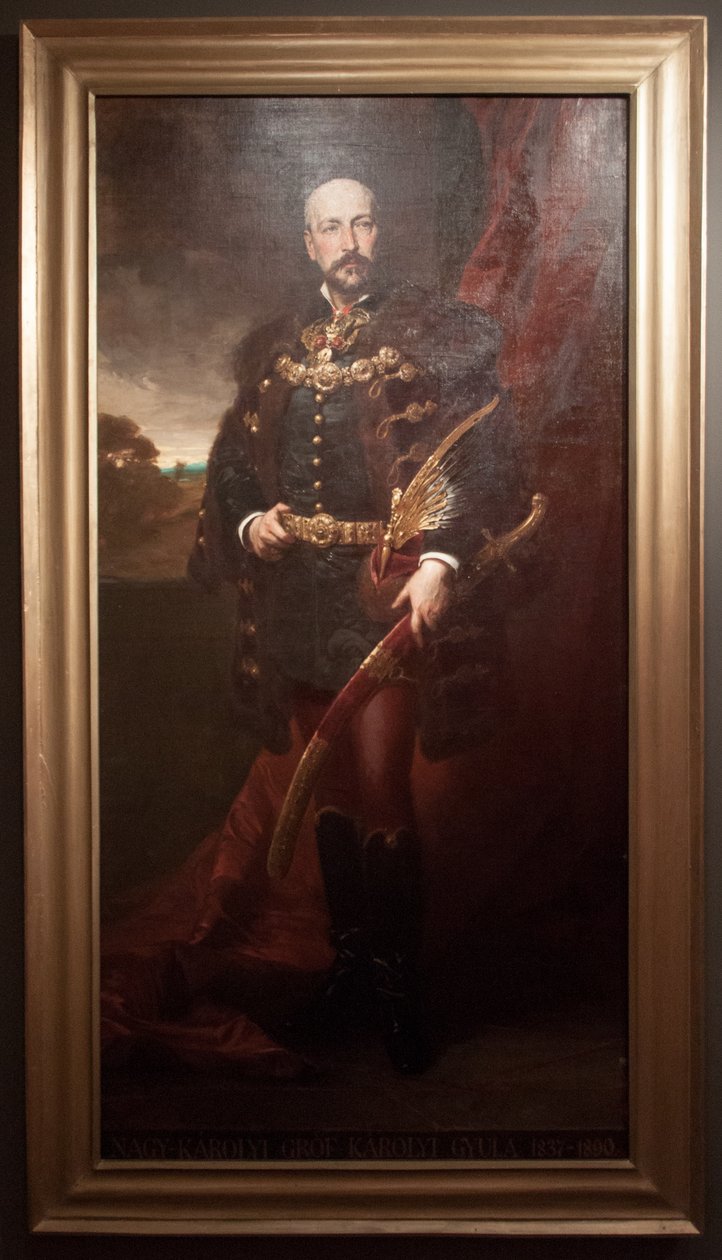  Portrait of Count Gyula KarolyinMagyar: Karolyi Gyula grof portrejan av Gyula Benczúr