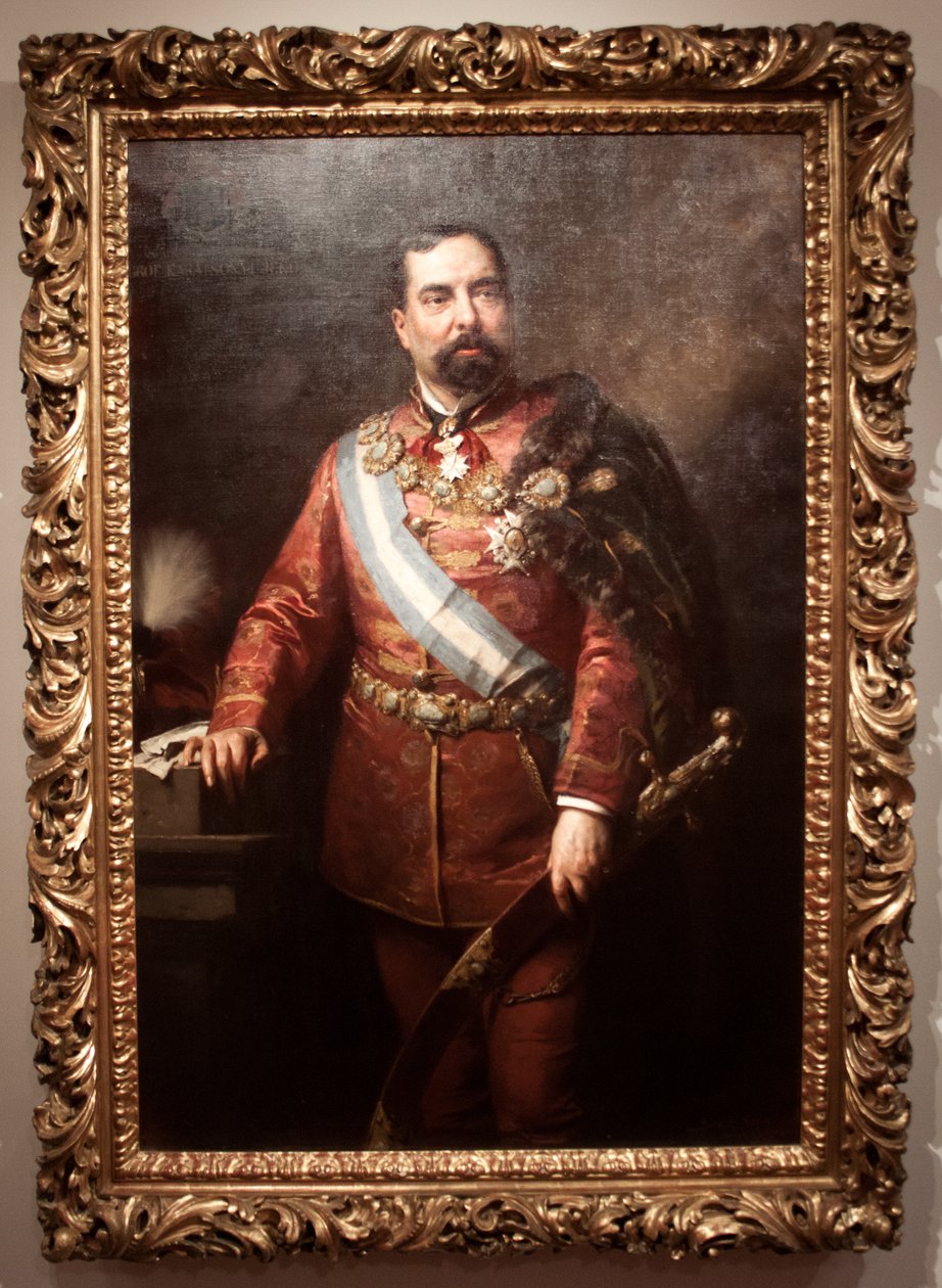  Portrait of Jeno KaratsonyinMagyar: Karatsonyi Jeno portrejan av Gyula Benczúr