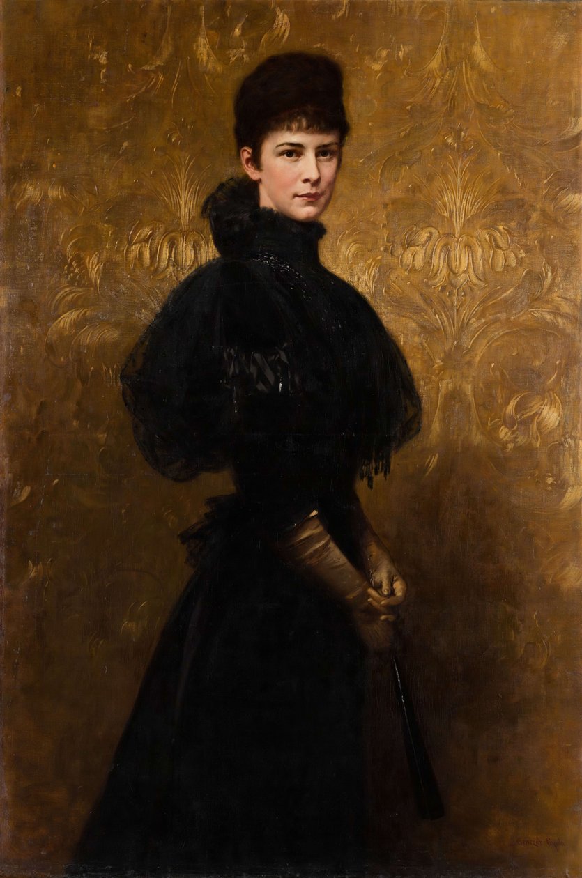 Porträtt av drottning Elisabeth Porträtt av kejsarinnan Elisabeth av Gyula Benczúr