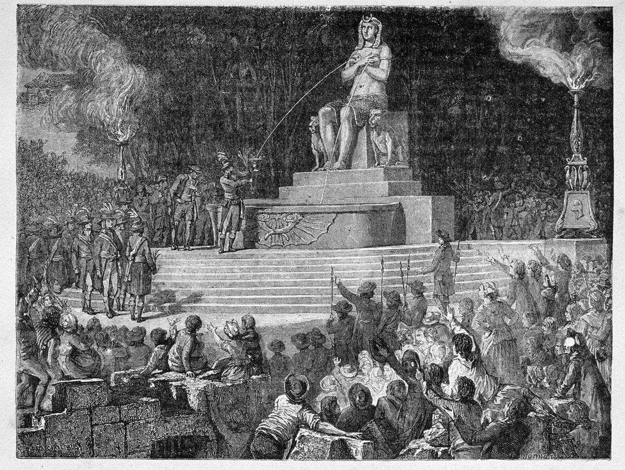 Faamanatuina o le Taliaina o le Faavae, 10 Aokuso 1793, togitogia e Jonnard swed av H. de la Charlerie