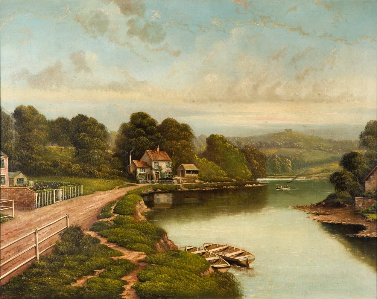 Gördel Cake Cottage on the Wear av H.F.C. Drinkwater