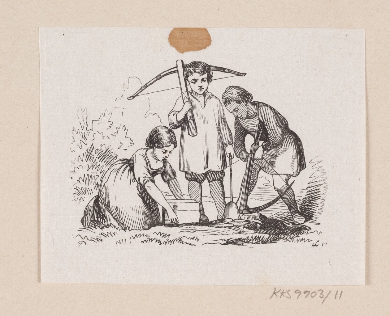 Illustration till "Den lille Idas Blomster" i H.C. Andersen, "Sagor och berättelser", volym 1 av H.P. Hansen