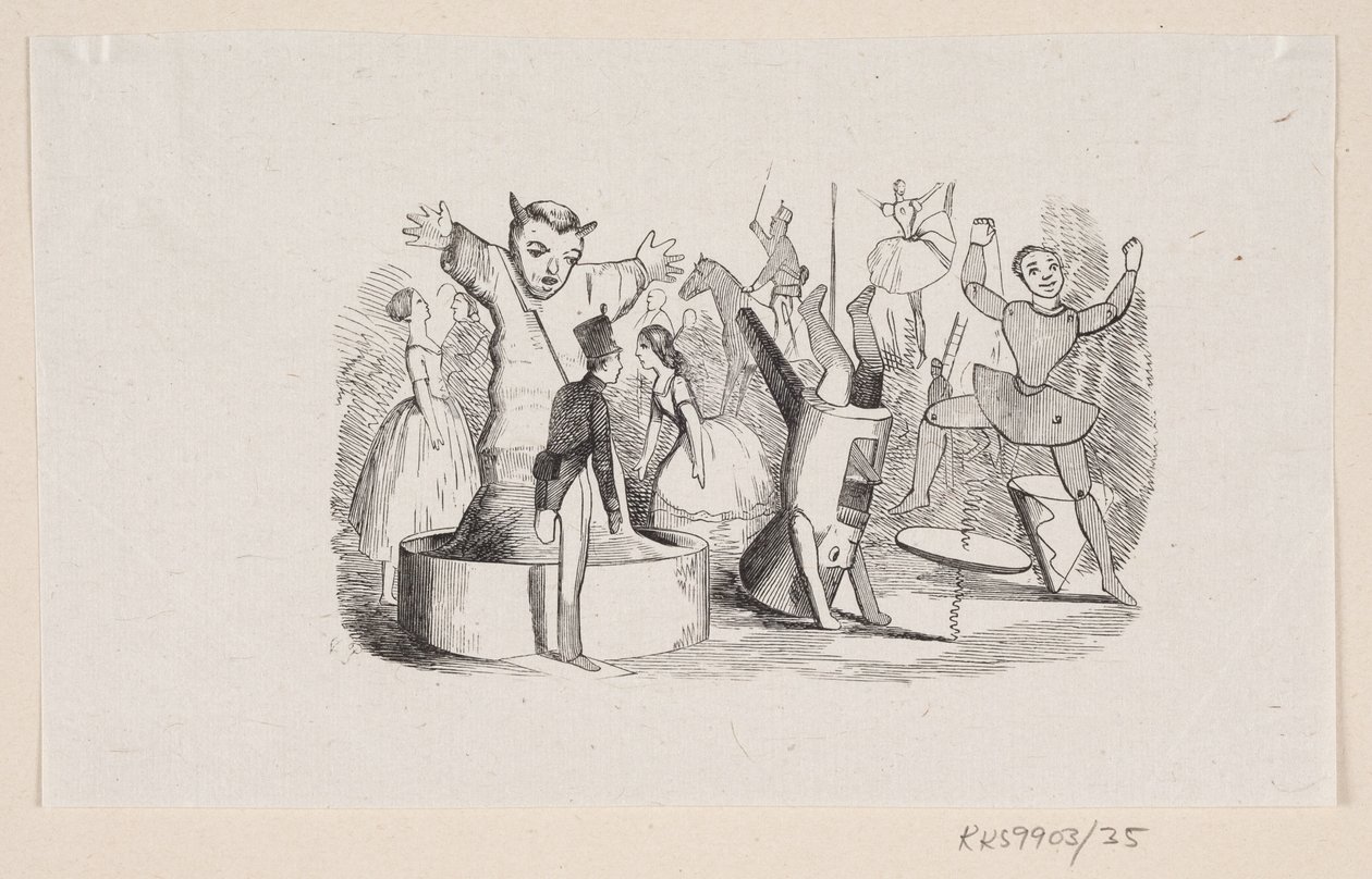 Illustration till "The Standfast Tin Soldier" i H.C. Andersen, "Sagor och berättelser", volym 1 av H.P. Hansen