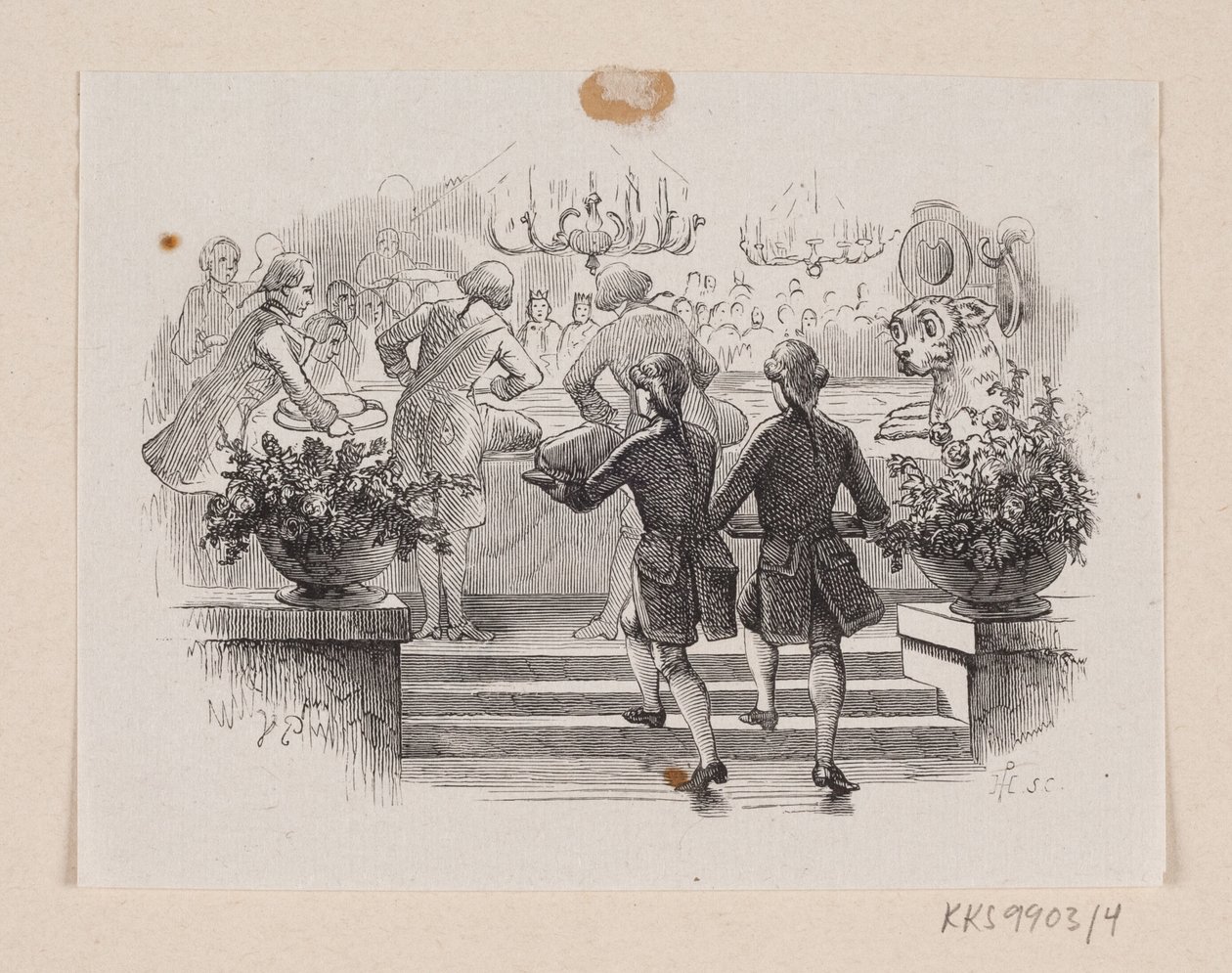 Illustration till "Fireworks" i H.C. Andersen, "Sagor och berättelser", volym 1 av H.P. Hansen