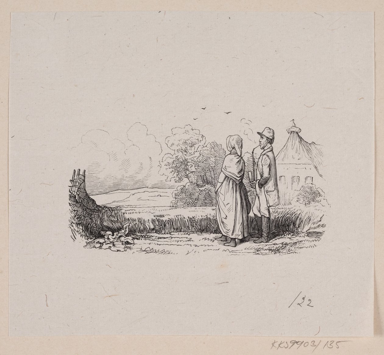 Illustration till "Høren" i H.C. Andersen, "Sagor och berättelser", volym 2 av H.P. Hansen