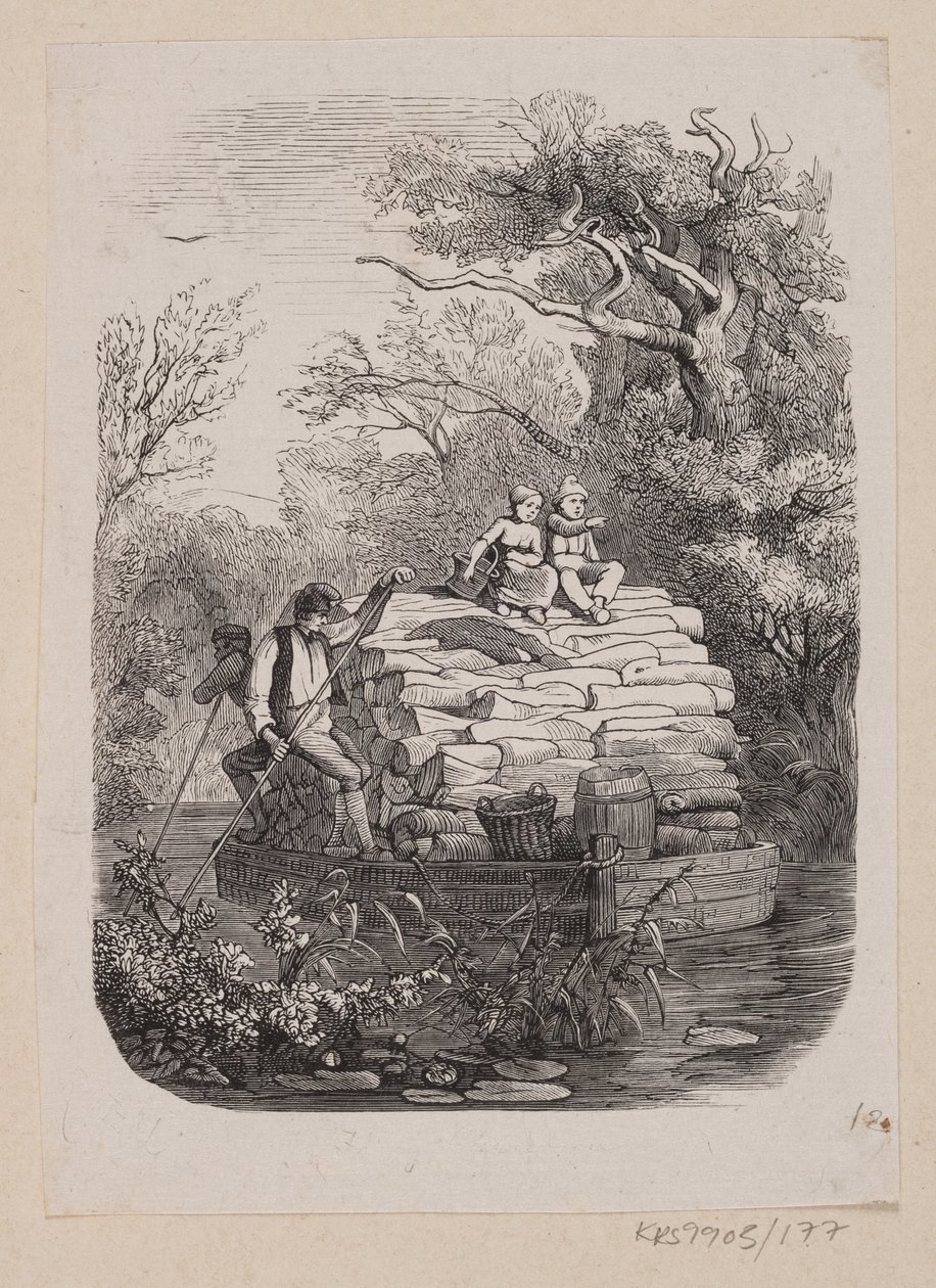 Illustration till "Ib och lilla Christine" i H.C. Andersen, "Sagor och berättelser", volym 2 av H.P. Hansen