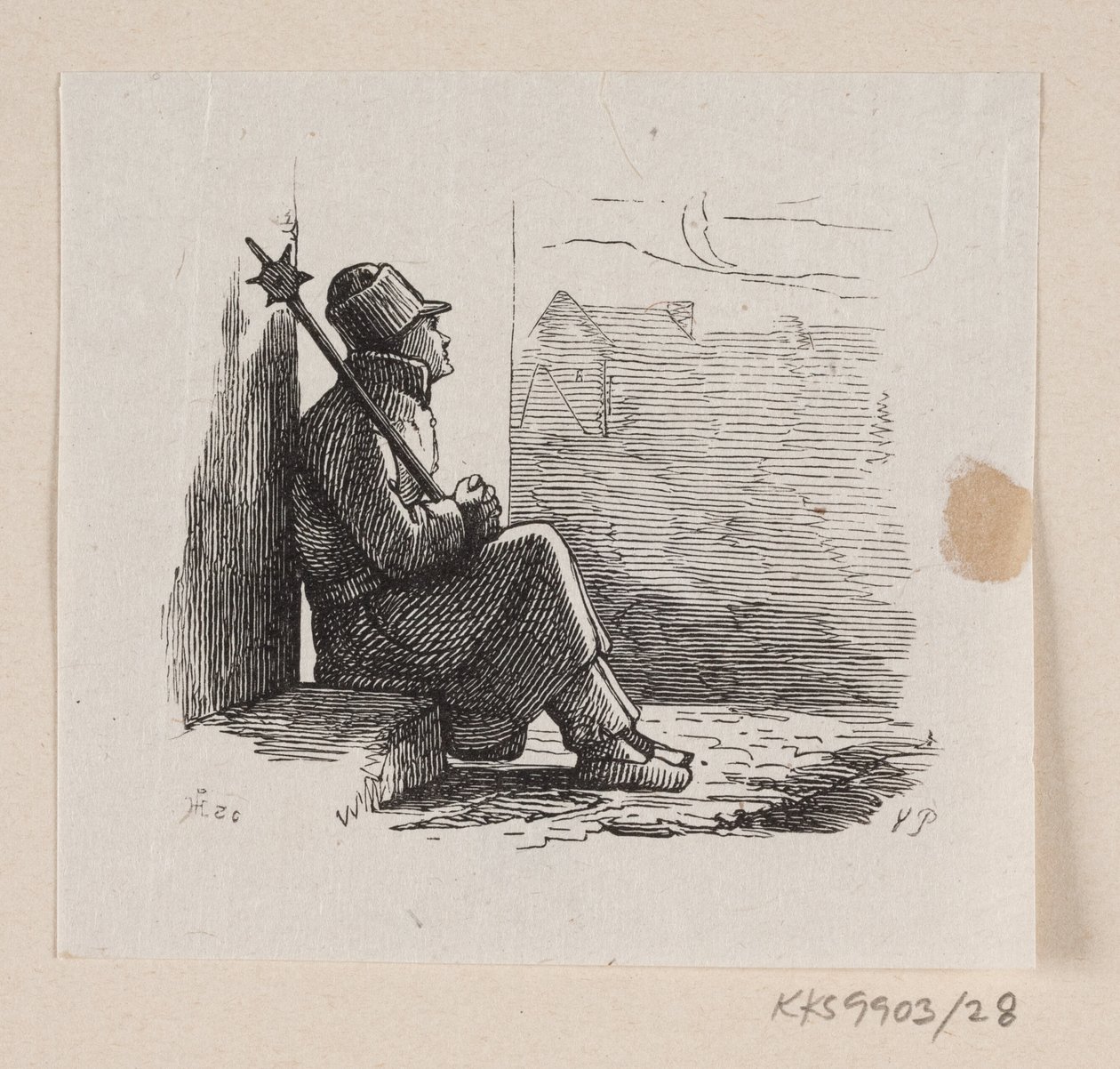 Illustration till "Lykkens Kalosker" i H.C. Andersen, "Sagor och berättelser", volym 1 av H.P. Hansen