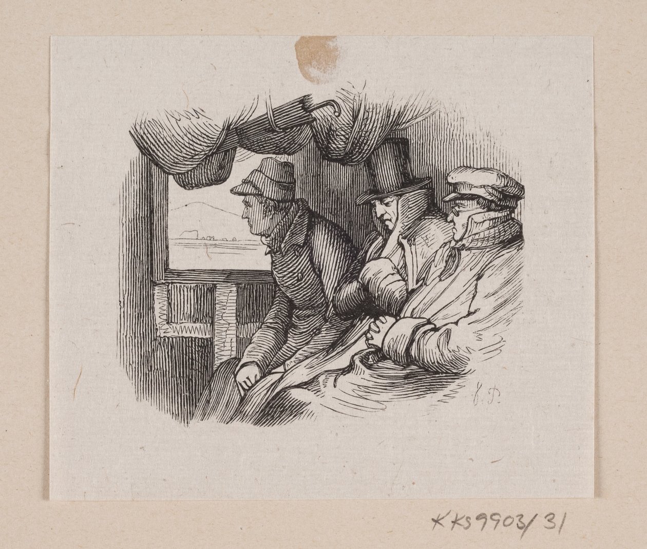Illustration till "Lykkens Kalosker" i H.C. Andersen, "Sagor och berättelser", volym 1 av H.P. Hansen