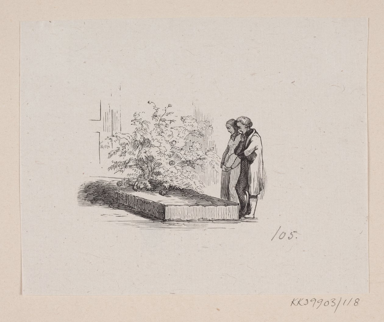 Illustration till "Granfamiljer" i H.C. Andersen, "Sagor och berättelser", volym 2 av H.P. Hansen
