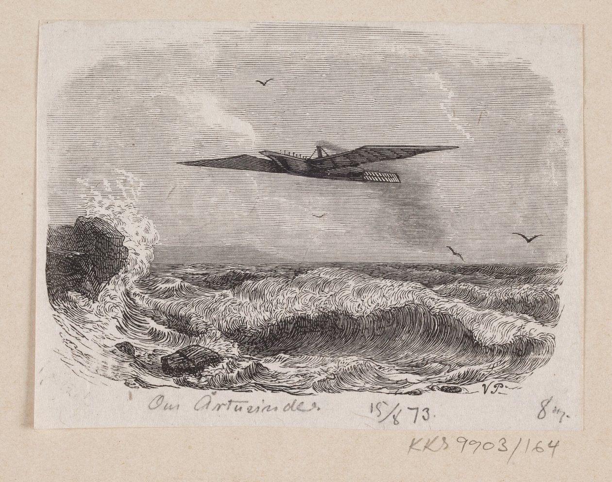 Illustration för "Om Aartusinder" i H.C. Andersen, "Sagor och berättelser", volym 2 av H.P. Hansen