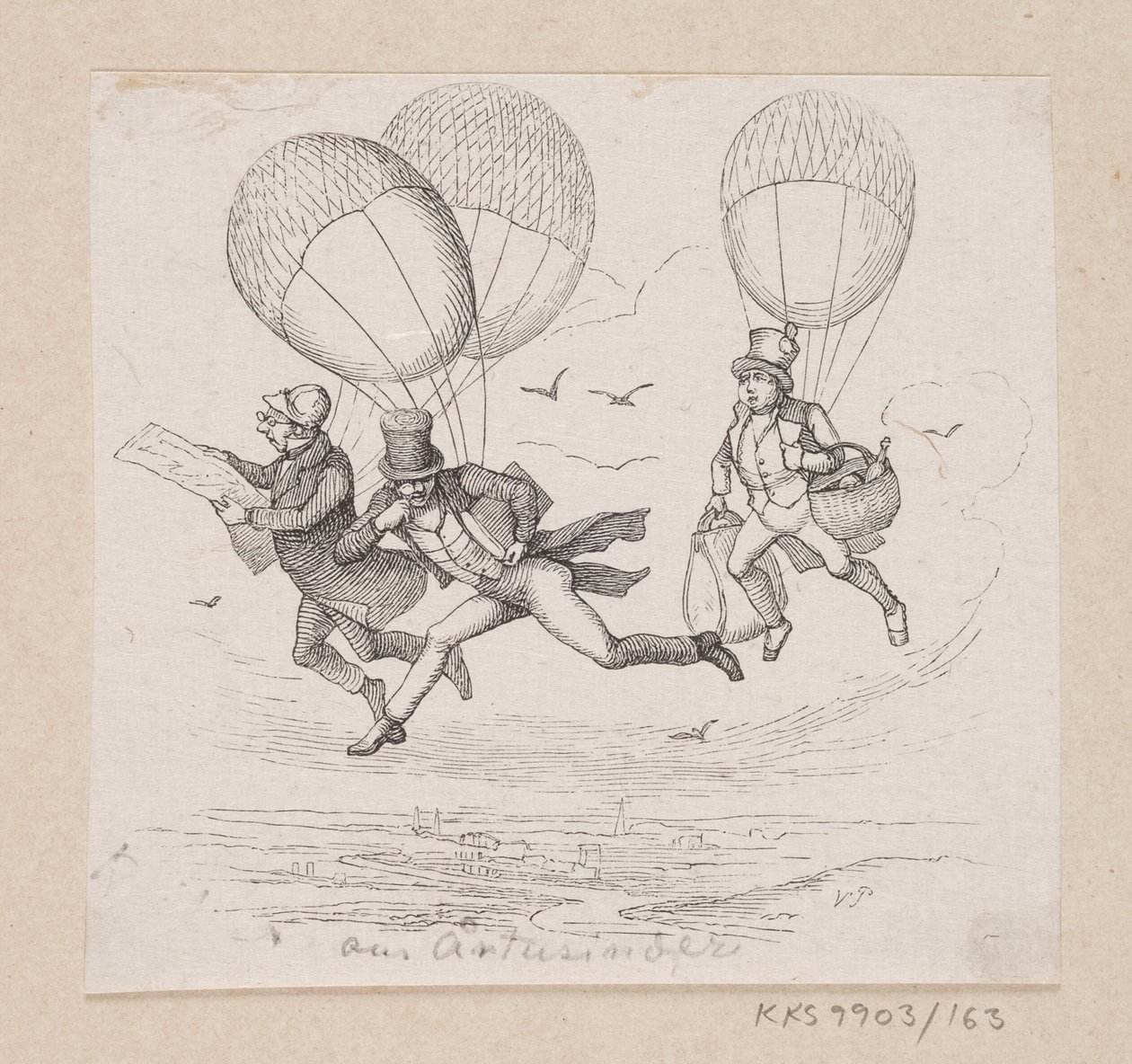 Illustration för "Om Aartusinder" i H.C. Andersen, "Sagor och berättelser", volym 2 av H.P. Hansen
