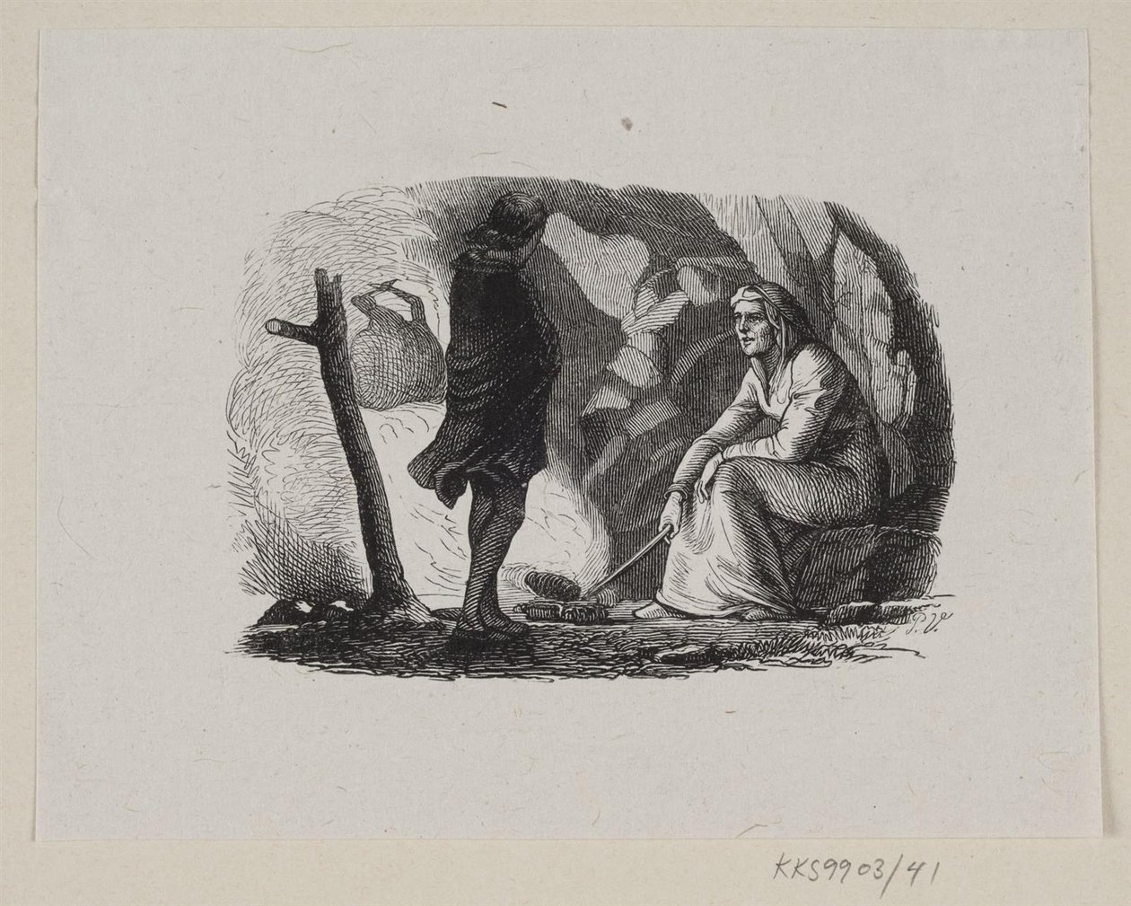 Illustration till "The Garden of Paradise" i H.C. Andersen, "Sagor och berättelser", volym 1 av H.P. Hansen