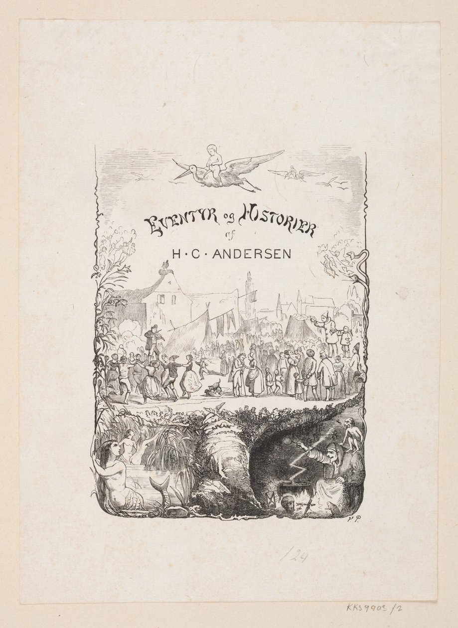 Mellantitel nr 2 för H.C. Andersen, "Sagor och berättelser", volym 1 av H.P. Hansen