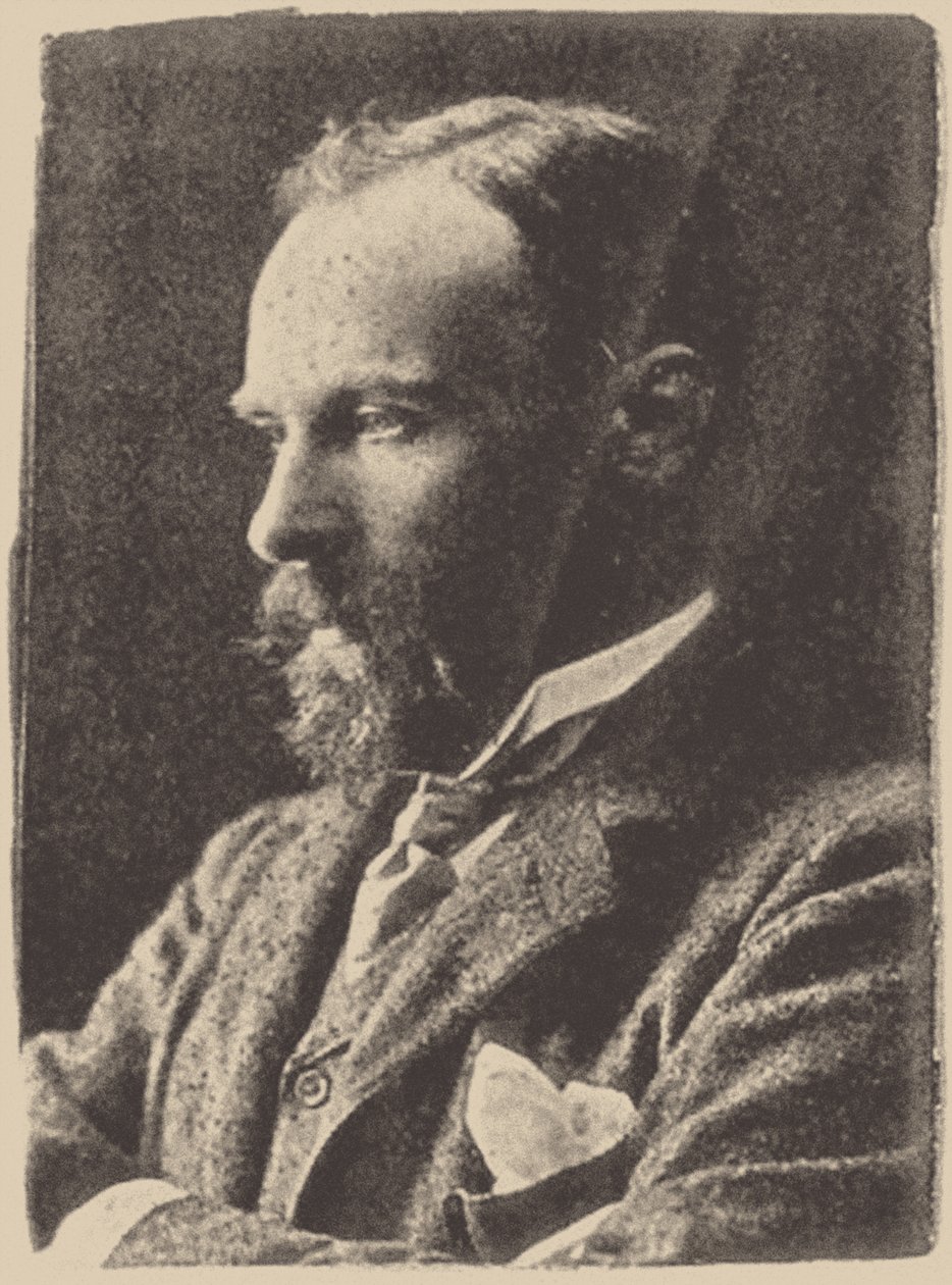 Porträtt av John William Waterhouse av H.S. Mendelssohn Studio