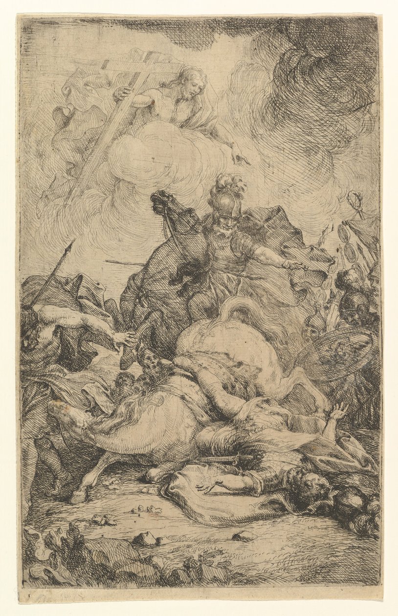 Sauls omvändelse, ca. 1650-1725. av H Bem