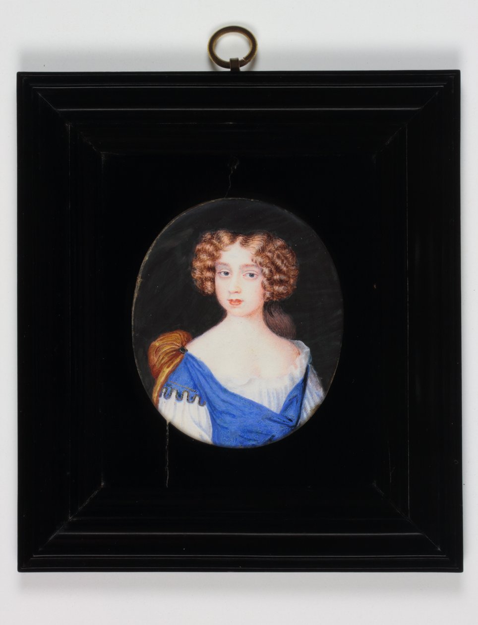 Lady Catherine Cavendish (akvarell på veläng) av H. Byrne