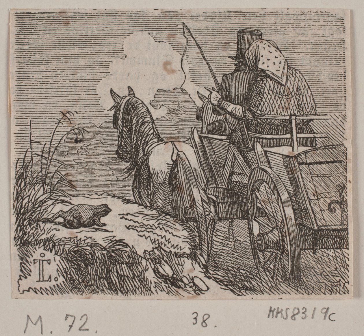 Illustration för "Barnmorskan och trollet" av H. C. Henneberg