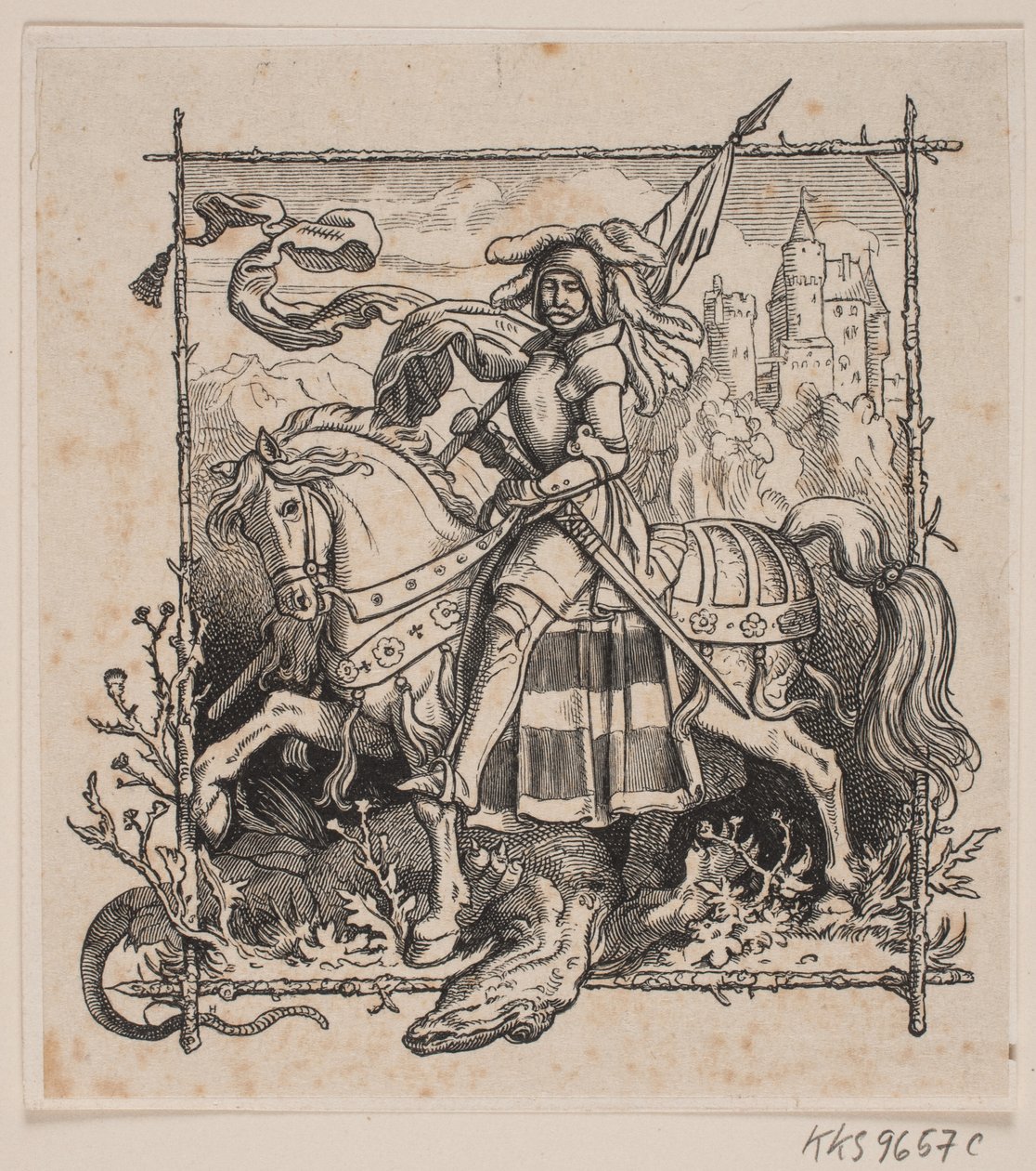 St George och draken av H. C. Henneberg