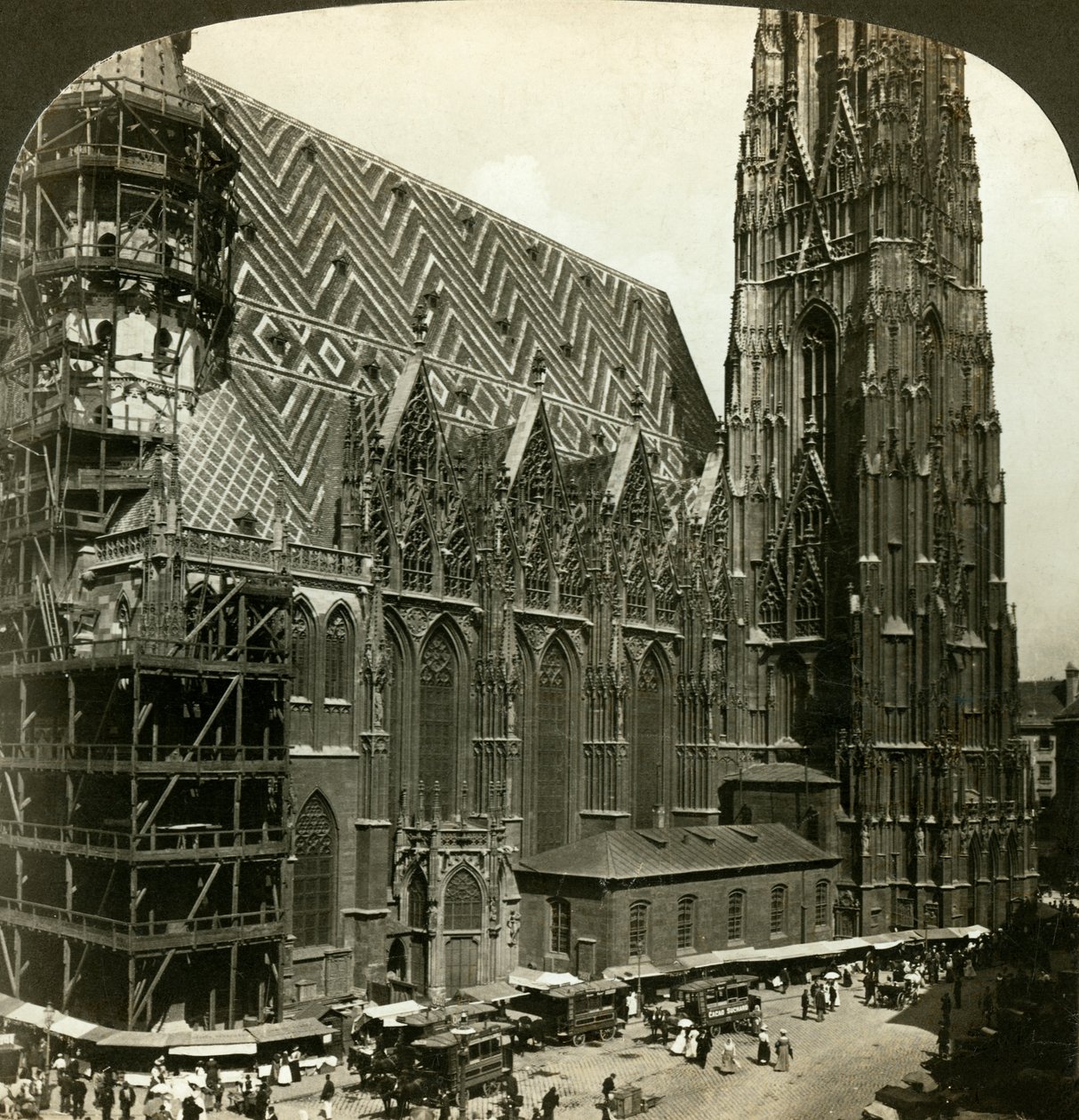 St Stephen Stephansdoms katedral, Wien, Österrike. av H. C. White