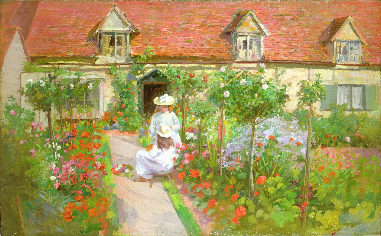 Stugaträdgård, sommar av H. Francis Bate