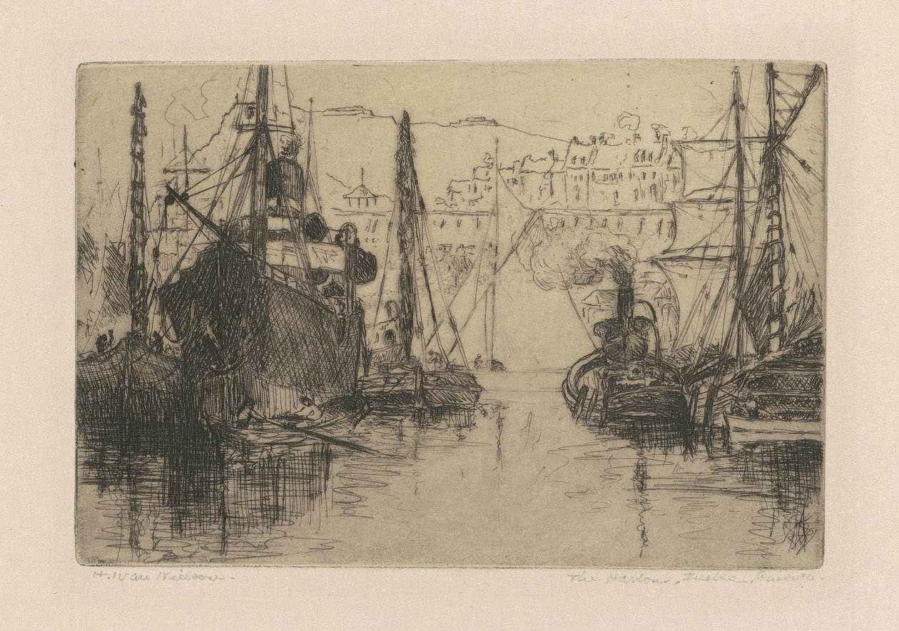 Hamnen, Quebec, Kanada av H. Ivan Neilson