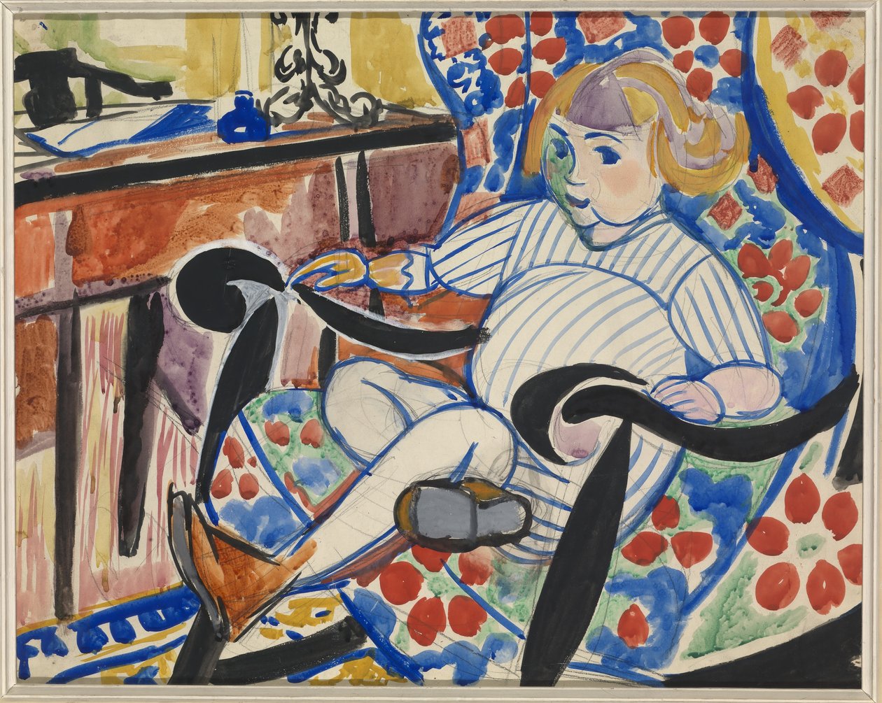 Gouache av H. Lyman Sayen
