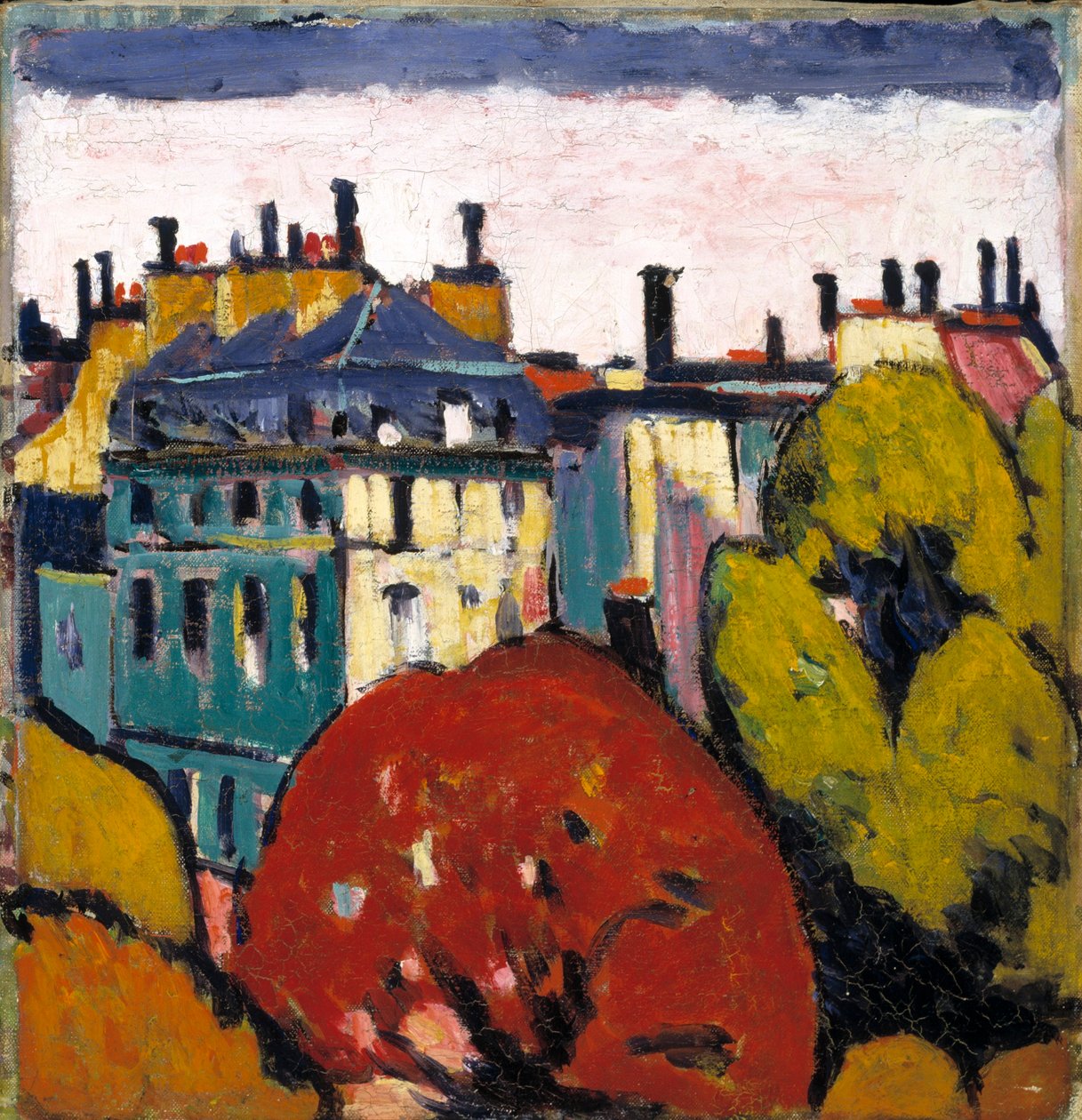 Landskap, Paris av H. Lyman Sayen