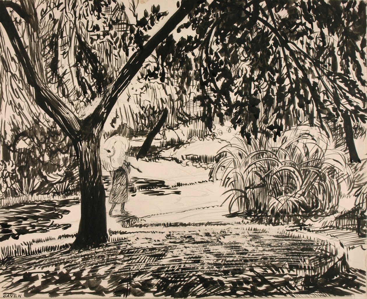 Utan titel av H. Lyman Sayen