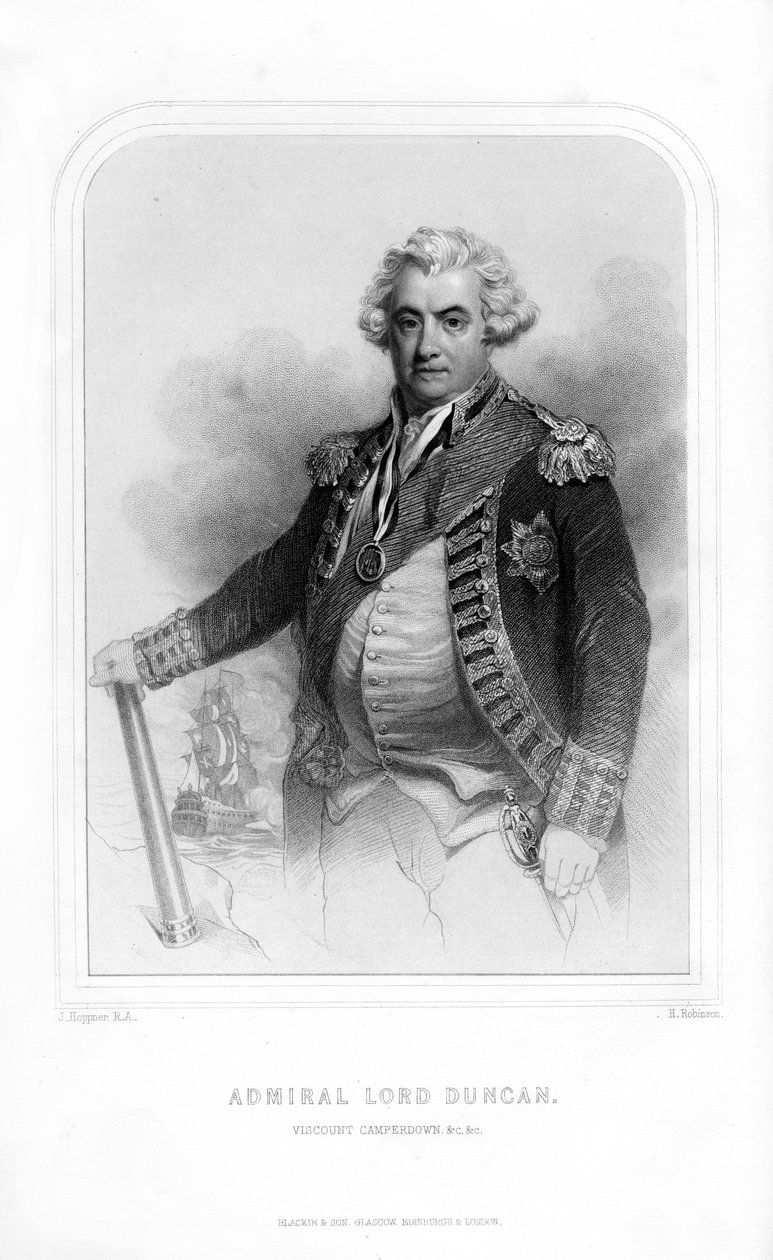 Adam Duncan, Viscount Duncan av Camperdown, skotsk flottaofficer, 1870. av H. Robinson