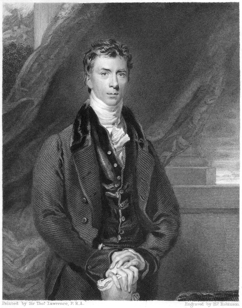Henry Peter Brougham, 1:e baron Brougham och Vaux, skotsk advokat och politiker, 1833 av H. Robinson