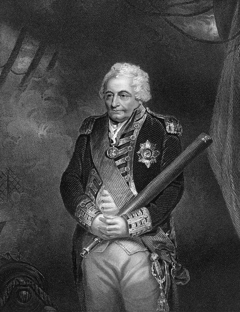 John Jervis, Earl of St Vincent, c1809 c1857 av H. Robinson