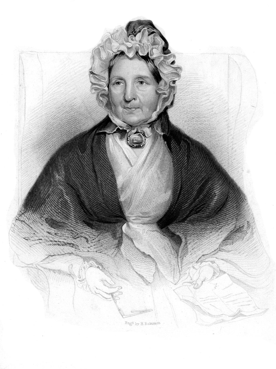Mrs Dunlop från Dunlop, beskyddare av Robbie Burns av H. Robinson