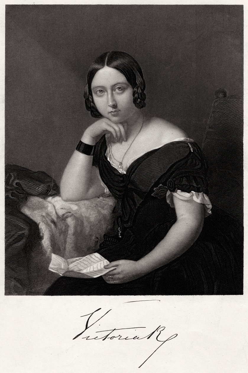 Drottning Victoria, 1800-talet av H. Robinson