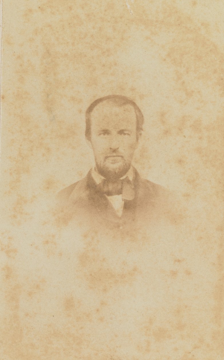 Carte-de-visit-porträtt av Harold M. White, 1860-1862. av H. S. Tousley