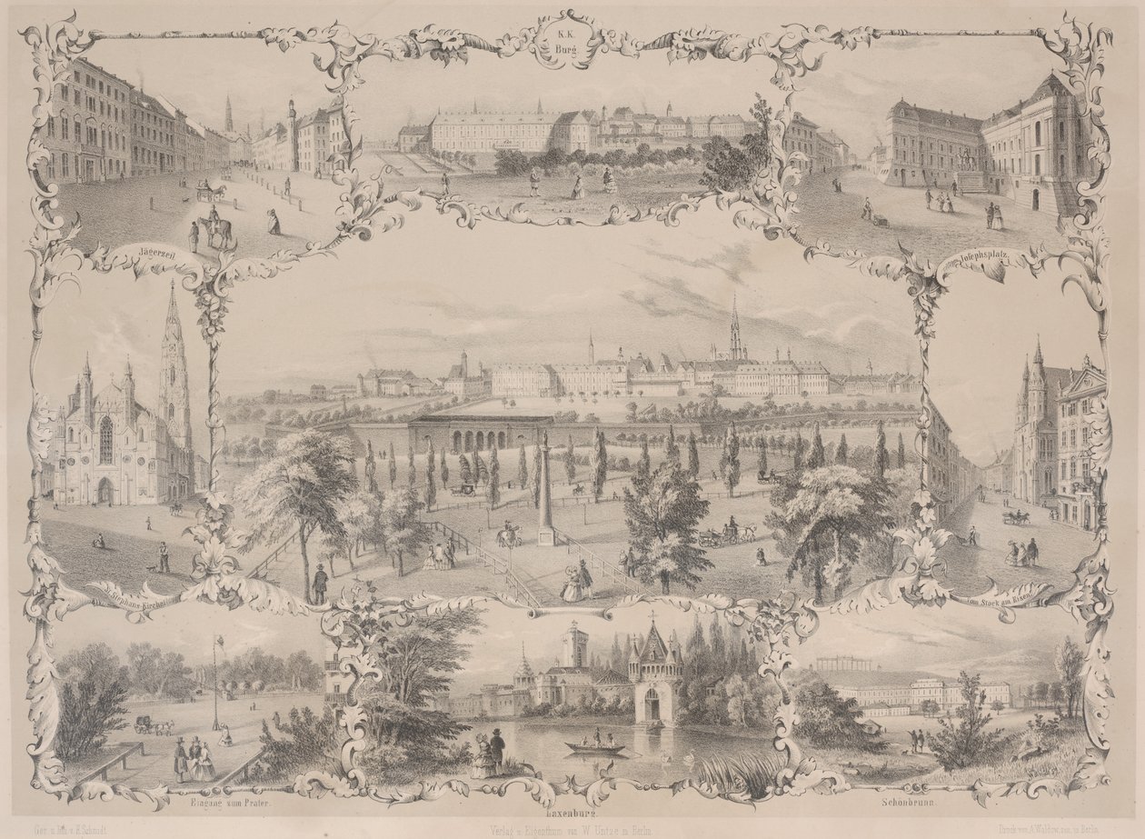 Åminnelse av Wien av H. Schmidt