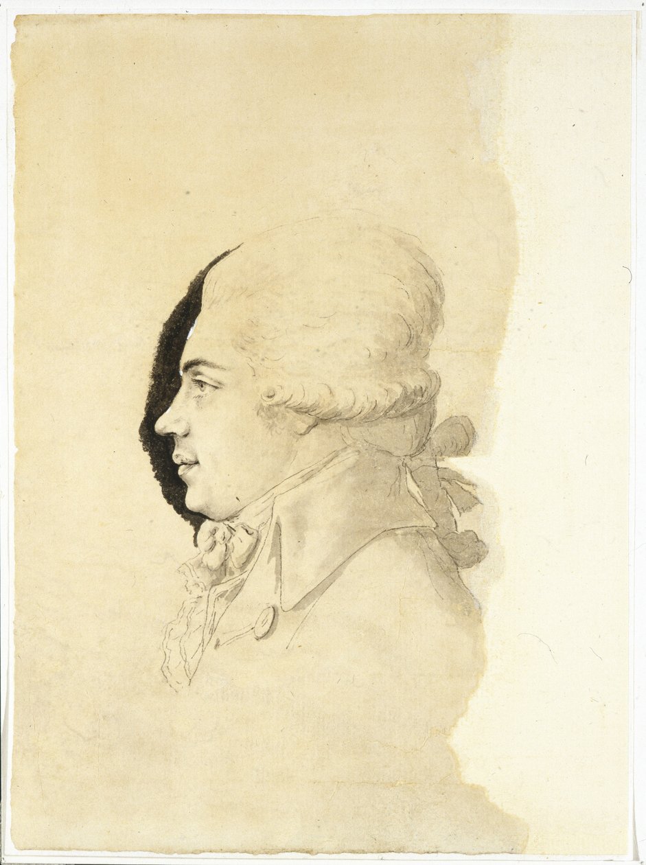 Porträtt av greve Nikolay Petrovich Rumyantsev 1754-1826, slutet av 1780-talet av Haacke