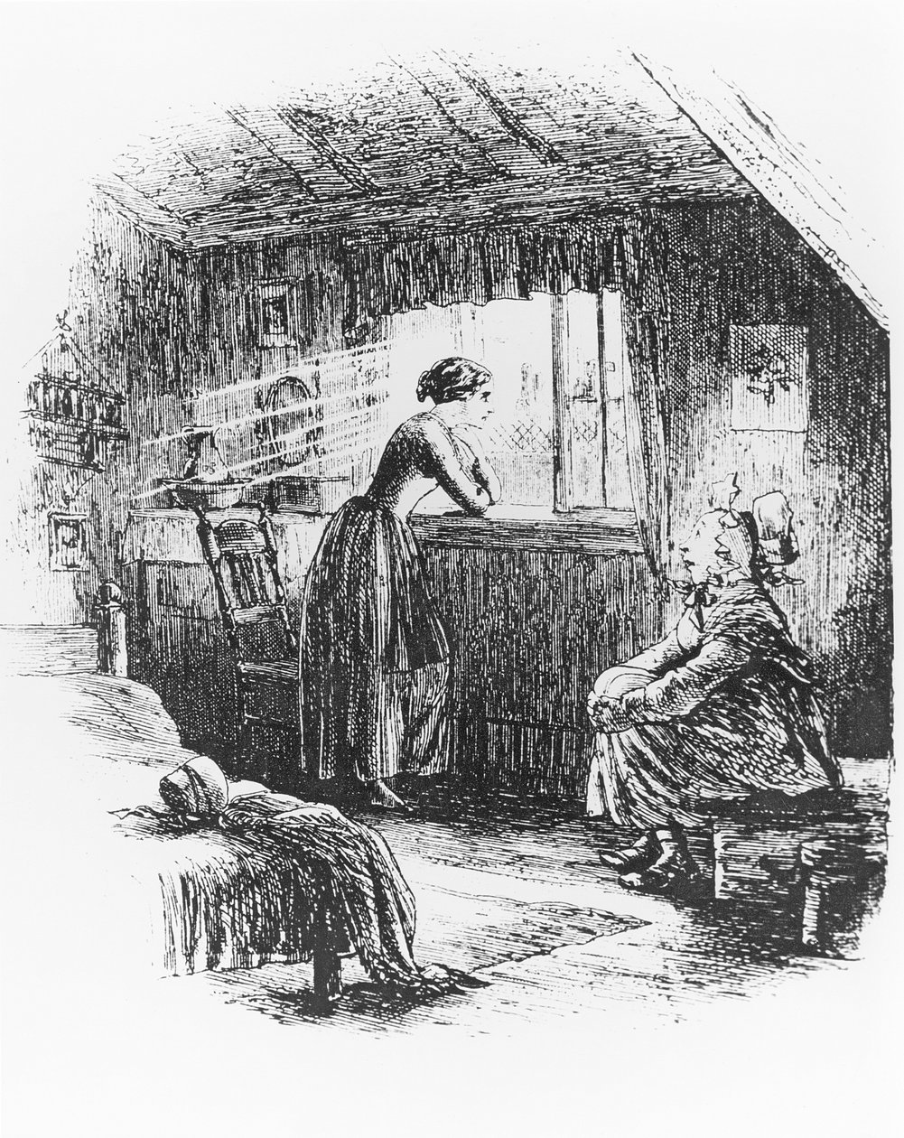 The Story of the Princess, illustration för "Lilla Dorrit" av Hablot Knight Browne