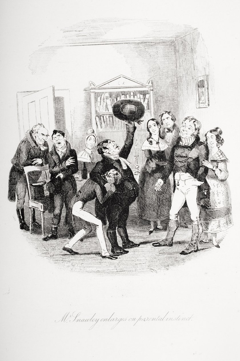 Illustration till Charles Dickens Nicholas Nickleby av Hablot Knight (1815 92) Browne